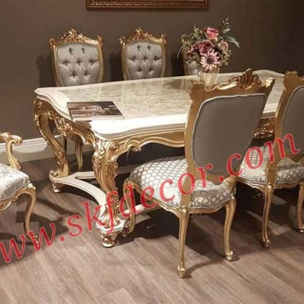 Royal Dining Table With Onyx Marble Manufacturers, Suppliers in Chennai
