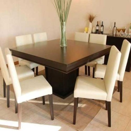 Square Teak Wood 8 Seater Dining Table Manufacturers, Suppliers in Gujarat