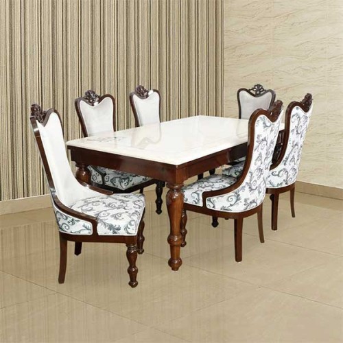 Teak Wood Marble Dining Table Manufacturers, Suppliers in Delhi