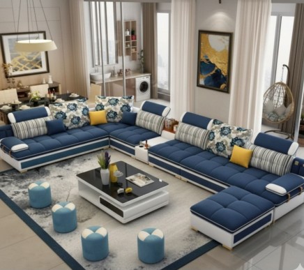 U Shape Fabric Sofa Set for Living Room Manufacturers, Suppliers in Gtb Nagar