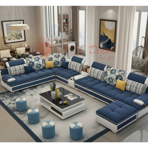 U Shape Fabric Sofa Set for Living Room Manufacturers, Suppliers in Delhi
