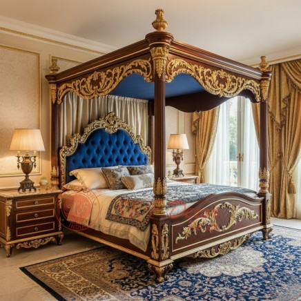 Ultra Luxury Royal Poster Bed Manufacturers, Suppliers in Chandigarh