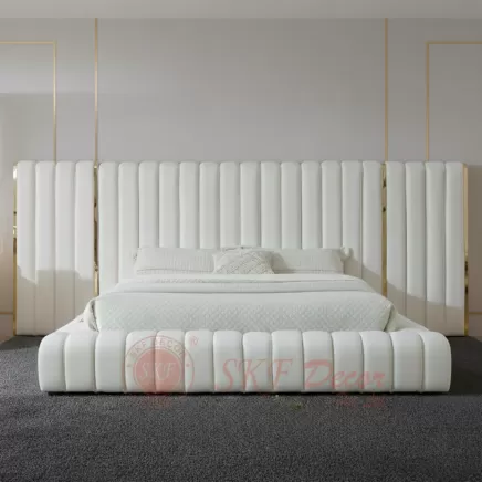 White Leather King Size Bed Manufacturers, Suppliers in Coimbatore