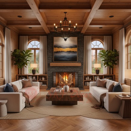 Wooden Living Room Interior Design Manufacturers, Suppliers in Uluberia